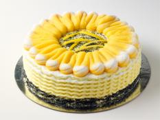 TC 9"  Medium Flourless Lemon & Poppyseed Cake